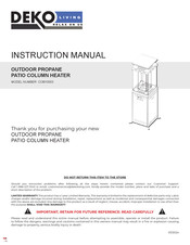 DEKO LIVING COB10003 Manuel D'instructions