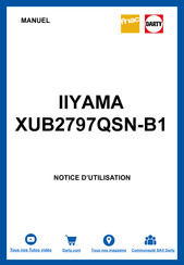 Iiyama ProLite XUB2797QSN-B1 Mode D'emploi