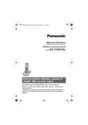 Panasonic KX-TG8051BL Manuel Utilisateur