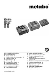 Metabo ASC 145 Notice Originale