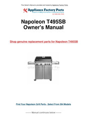 Napoleon T495SB Mode D'emploi