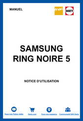 Samsung RING NOIRE 5 Guide Utilisateur