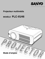 Sanyo PLC-XU46 Mode D'emploi