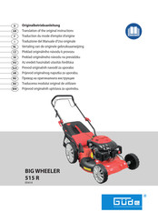 Güde BIG WHEELER 515 R Traduction Du Mode D'emploi D'origine