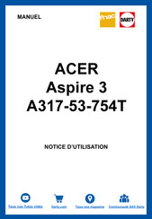 Acer Aspire A317-53G Manuel D'utilisation