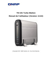 QNAP TS-101 Turbo Station Manuel De L'utilisateur