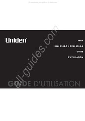 Uniden DXAI 5588-3 Serie Guide D'utilisation