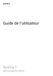 Sony J8110 Guide De L'utilisateur