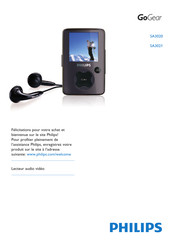 Philips GoGEAR SA3021C Mode D'emploi