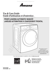 Amana NFW5700B Guide D'utilisation Et D'entretien