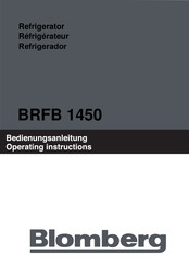 Blomberg BRFB 1450 Instructions D'opération