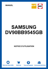 Samsung DV9 BB9445 Série Manuel D'utilisation