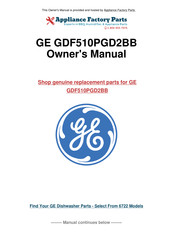 GE GDF510PGD2BB Manuel D'utilisation