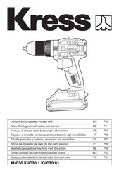 KRESS KUC30 Mode D'emploi