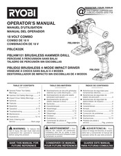 Ryobi PBLID02 Manuel D'utilisation