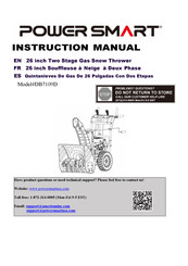 Powersmart DB7109D Manuel D'instructions