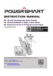 Powersmart MB7109B Manuel D'instructions