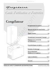 Frigidaire FFH17F7HW Guide D'utilisation Et D'entretien