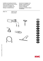 KWC ZAQUA029 Notice De Montage Et De Mise En Service