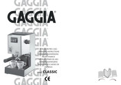 Gaggia CLASSIC RI9303 Mode D'emploi