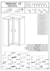 Lomado TADEUSZ 25 Instructions De Montage