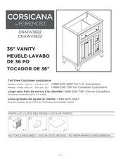 Foremost Corsicana CNAGV3622 Instructions De Montage