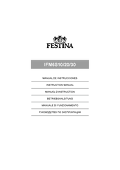 Festina F20560/3 Manuel D'instruction