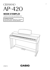 Casio Celviano AP-420 Mode D'emploi