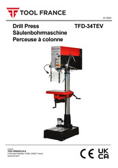 TOOL FRANCE TFD-34TEV Mode D'emploi