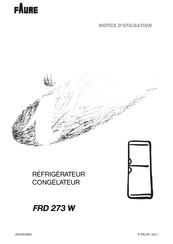 FAURE FRD 273 W Notice D'utilisation