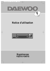 Daewoo VQ231S Notice D'utilisation