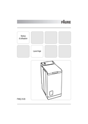 FAURE FWQ 3120 Notice D'utilisation