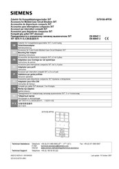 Siemens 3VT Serie Instructions De Service