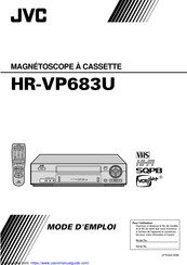 JVC HR-VP683U Mode D'emploi