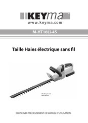 Keyma M-HT18Li-45 Manuel D'utilisation