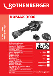 Rothenberger ROMAX 3000 Instructions D'utilisation