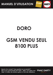 Doro 8100 PLUS Mode D'emploi