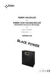 Pulsar BLACK POWER PSBEN 13,8V/10A/40Ah/EN/LCD Instructions