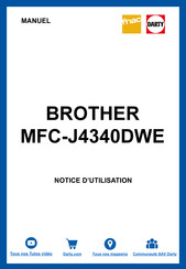 Brother MFC-J4340DWE Guide Utilisateur En Ligne