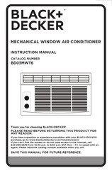 Black & Decker BD05MWT6 Manuel D'instructions