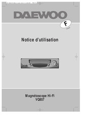 Daewoo VQ857 Notice D'utilisation