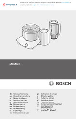 Bosch MUM6N11 Notice D'utilisation