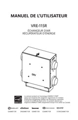 Ouellet VRE-115R Manuel De L'utilisateur