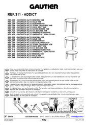 Gautier 252 Mode D'emploi