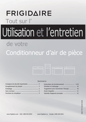 Frigidaire FRA18EMT20 Utilisation Et L'entretien