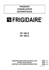 Frigidaire CF 160 S Notice D'utilisation