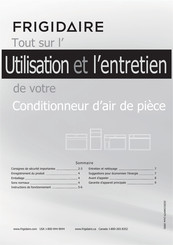 Frigidaire FRA122BU1 Utilisation Et L'entretien