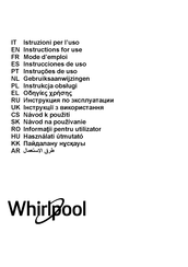 Whirlpool WHB92FUTX Mode D'emploi