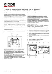 Kidde 2X-A Serie Guide D'installation