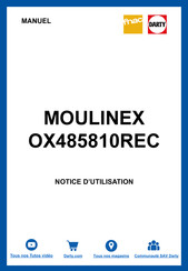 Moulinex Optimo OX485810REC Manuel D'utilisation